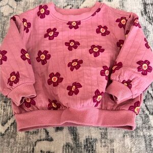 Old navy baby girl quilted sweatshirt 6-12 m